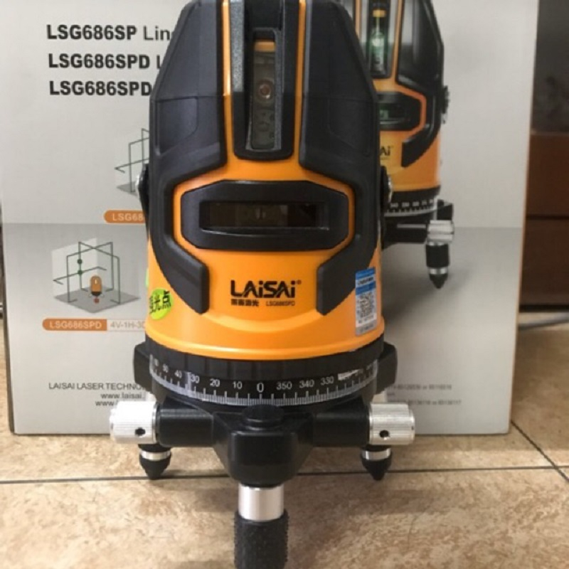 Máy cân bằng laser Laisai LSG686SPD hay máy cân mực Laisai LSG686SPD hoặc máy bắn cốt Laisai LSG686SPD