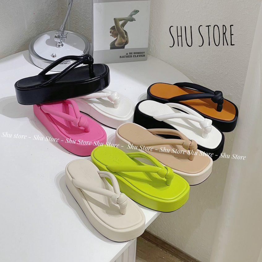 Shu Store | Dép Kẹp Ngón Đế Bánh Mì Đế Dày Thời Trang Mới Cho Nữ