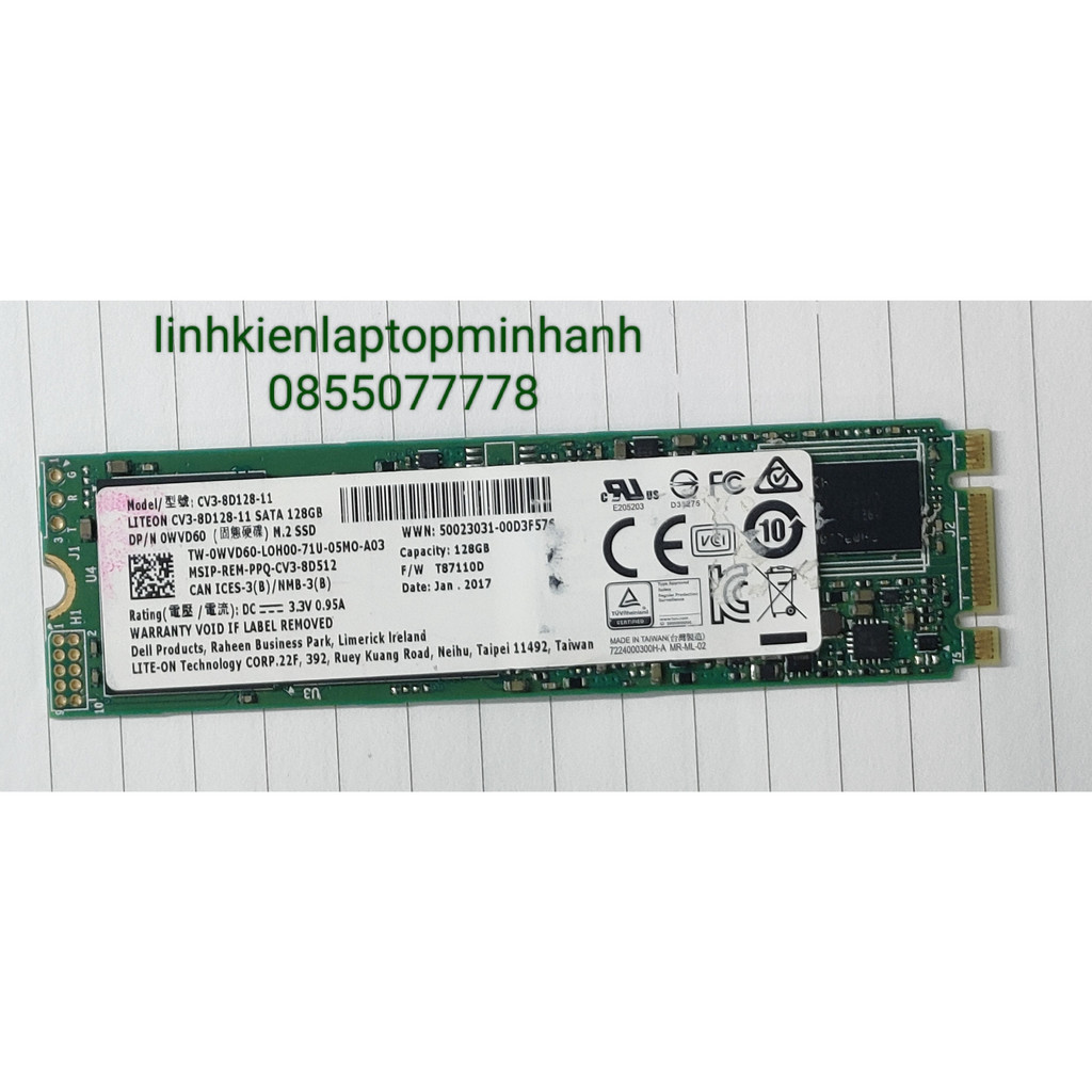 ổ cứng laptop ssd M.2 128gb sử dụng thay cho laptop M.2 128GB
