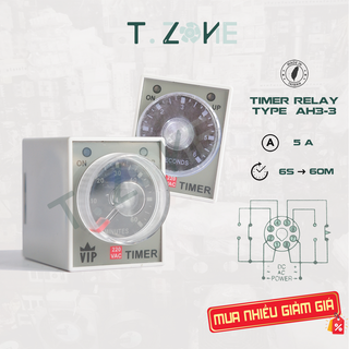 Rờ le thời gian timer ckc ah3-3