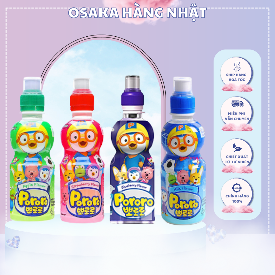 Nước Uống PORORO Trái Cây 235ml