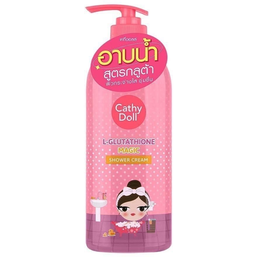 Sữa Tắm Trắng Da Cathy Doll L-Glutathione Magic Shower Cream 500ml Thái Lan