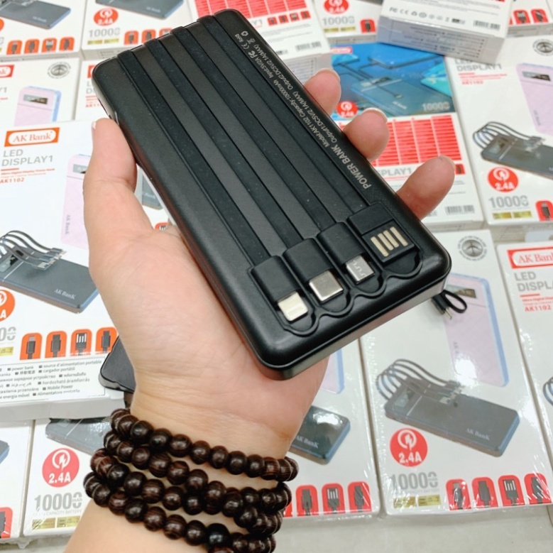 Sạc Dự Phòng AK BANK 10000mAh New