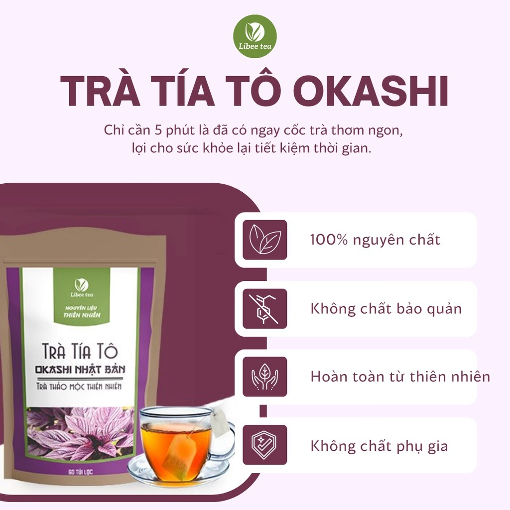 🍀🍀 Trà Tía Tô Nhật Bản Hỗ Trợ Giảm Axit Uric, Giảm Đau Nhức, Tăng Tiết Dịch Ổ Khớp, Vận Động Tốt