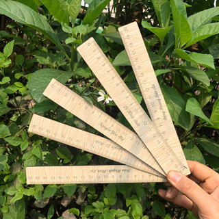 Thước kẻ gỗ học sinh khắc tên theo yêu cầu siêu rẻ