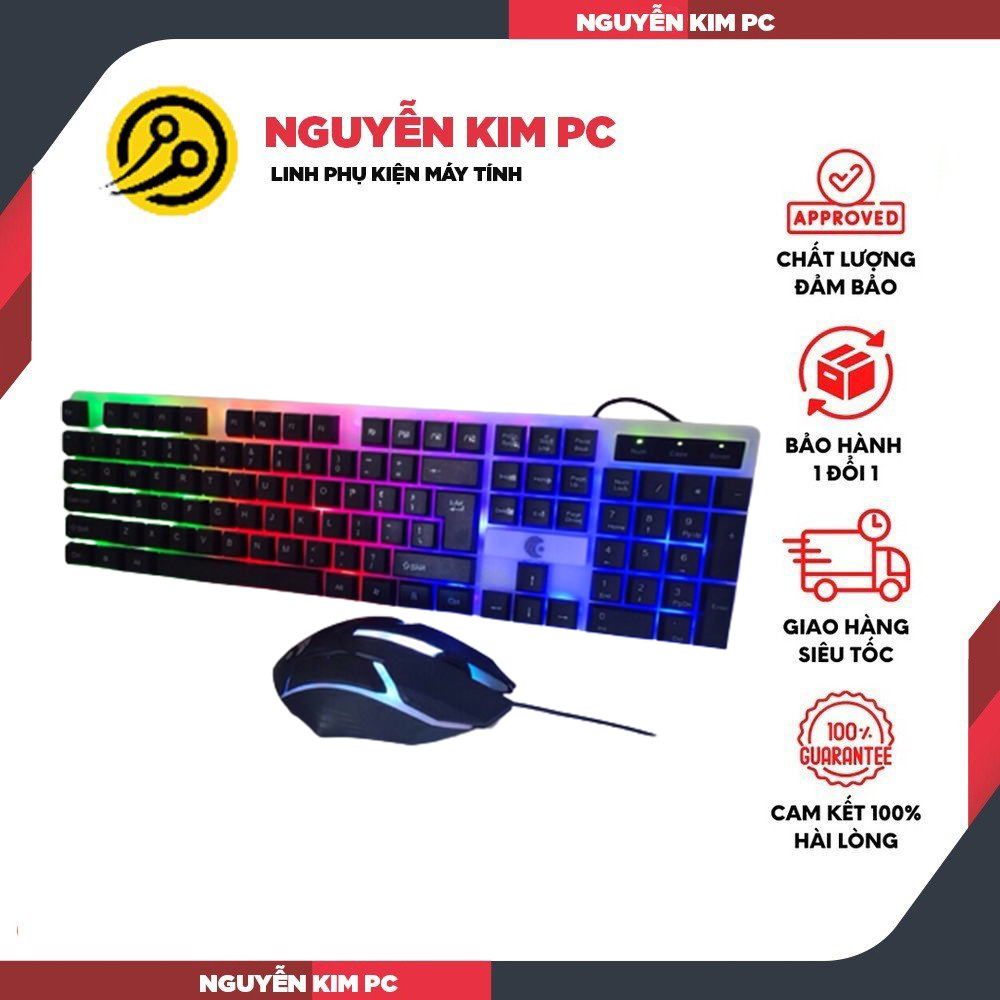 Combo Bộ Phím Chuột Goldtech GT200 Giá Rẻ Mới 100% ( Bảo Hành 12 Tháng)