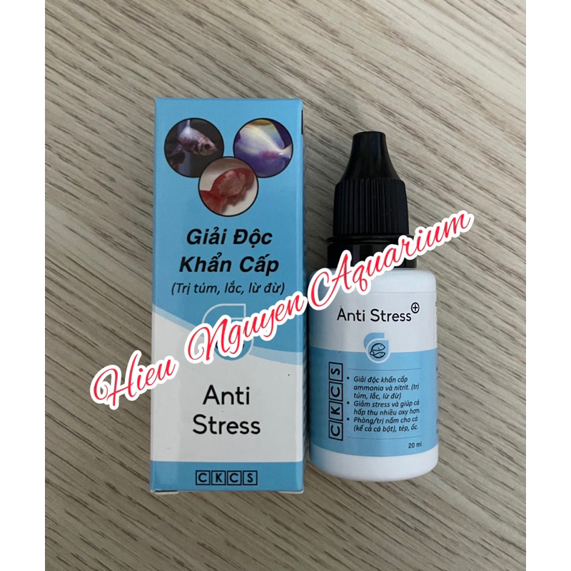 Anti-Stress, Para-kill và TopTop dưỡng cá, nhiễm các loại nấm và viêm sưng lỡ loét