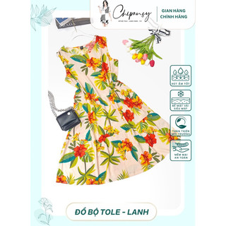 Đầm sát nách tầng hàng xuất - 𝐂𝐡𝐢𝐏𝐚𝐧𝐬𝐲 F21 VNXK Đồ bộ nữ tole xuất cao cấp thoáng mát.
