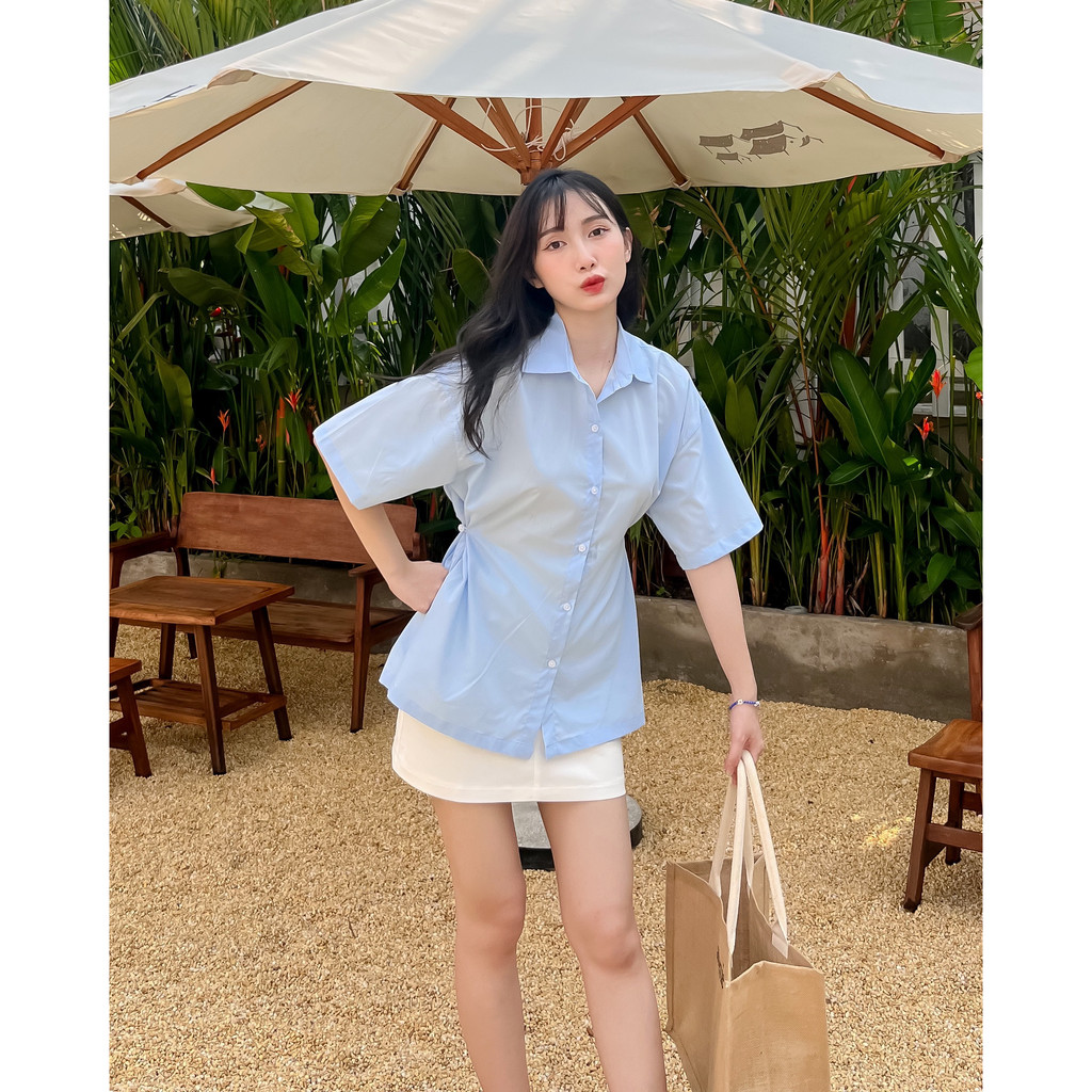 Áo sơ mi cột eo THE CIU - Esmee Shirt