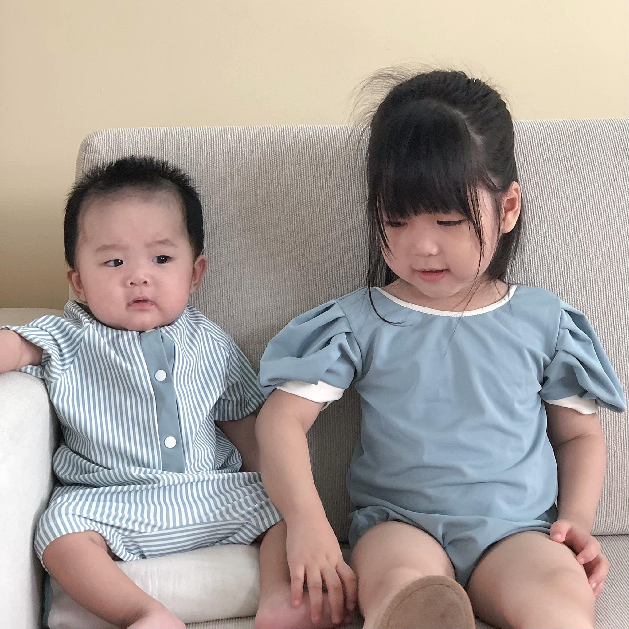 Đồ bơi cho bé trai vải thun lạnh chuyên dụng đi biển dáng liền thân