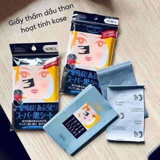 Giấy thấm dầu Kose Softymo Nhật Bản 60 tờ