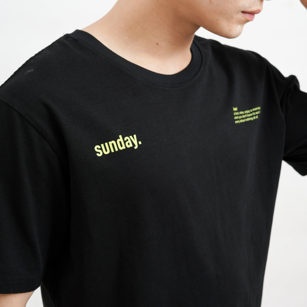 Áo thun in hình S23 SUN DAY TEE form basic - THE GMEN ELEGANT EST 2017