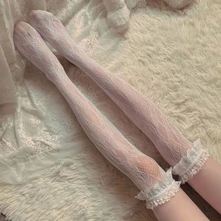  Tất đùi ren Lolita gợi cảm Tất bắp chân Ren Hoa JK Cosplay phong cách Nhật Bản Vớ đùi sexy quyến rũ TĐ05 