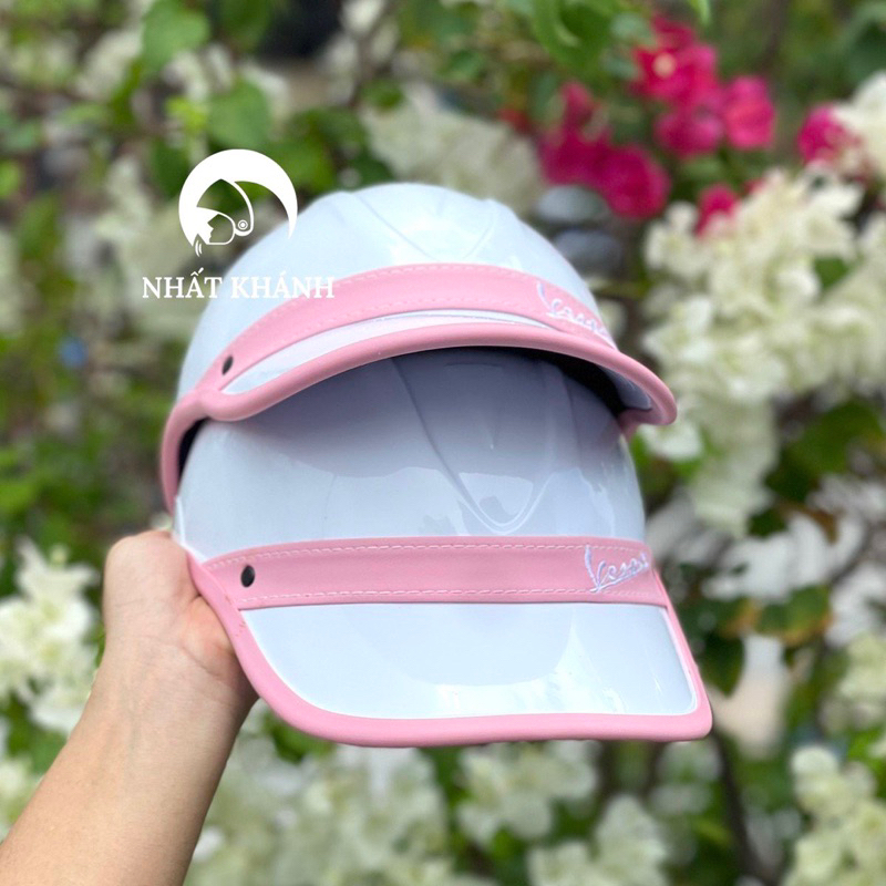Mũ kết nữ đai da Vespa cao cấp - Nhiều màu trẻ trung