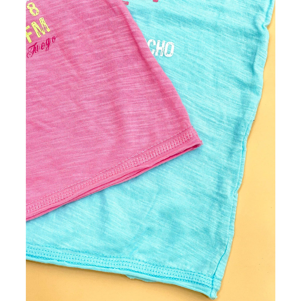 Aó 3 lỗ cotton xước áo sát nách bé gái HM VNXK dư xịn size 2-14 tuổi