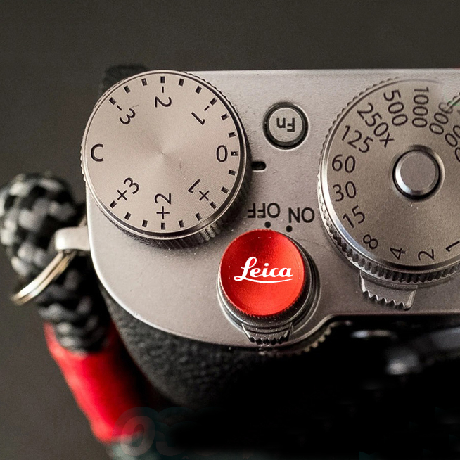 Nút bấm dạng ren dành cho máy ảnh vặn có khắc chữ LEICA