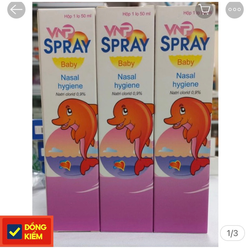 xịt mũi cá heo hồng VNP spray