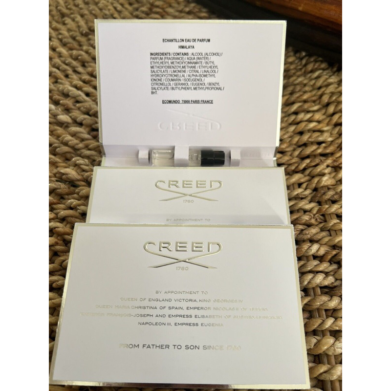 Vial Nước hoa Nam Creed Himalaya For men 2ml (dạng xịt hãng sx)