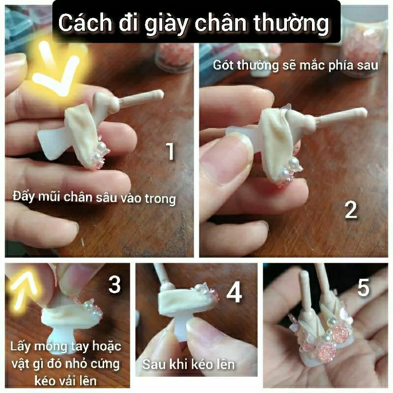 Giày cho búp bê cổ trang 30 cm p1