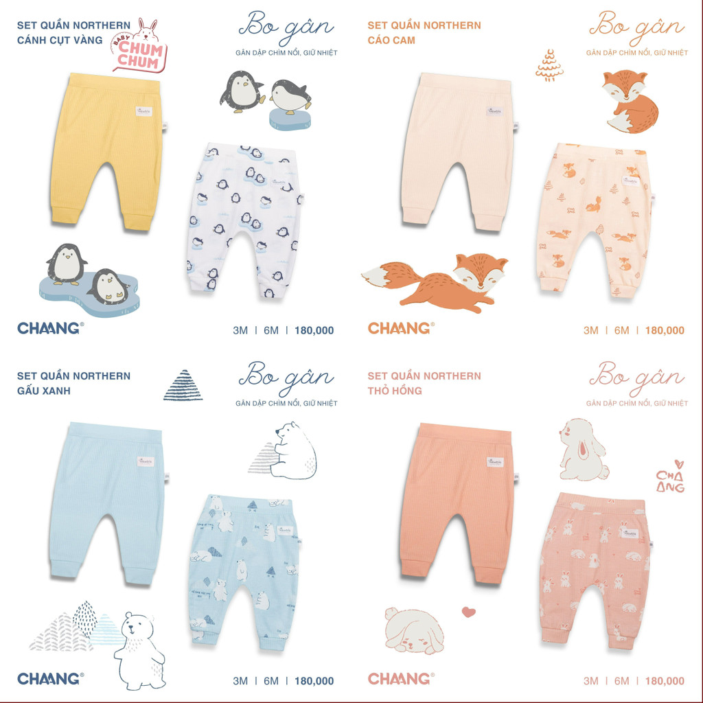 Set Quần Northern Cho Bé Sơ Sinh CHAANG AW22