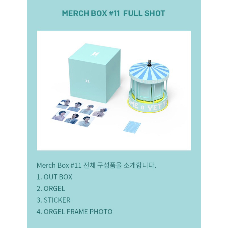 BTS - Bộ sưu tập Box Merch 8,9,10,11,12