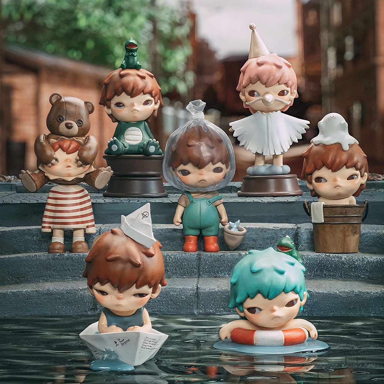 POP MART Art Toys HIRONO Little Mischief Quà Tặng Sinh Nhật Dễ Thương Mô Hình Hành Động Trẻ Em Đồ Trang Trí Để Bàn