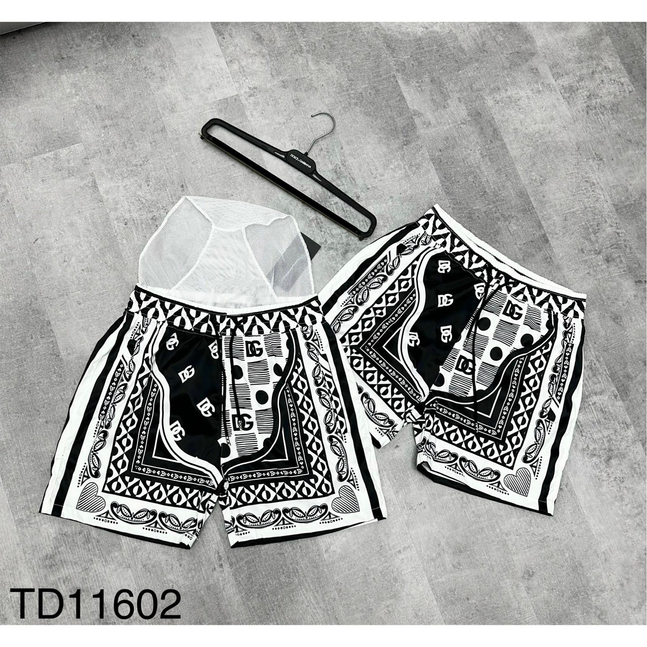Quần Short Gió D.G Phối Thiết Kế Cạp Chun, Quần Đùi Gió Hoạ Tiết Thổ Cẩm Siêu Đẹp