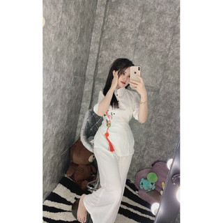 Đồ lam đi lễ chùa -ngọc bội