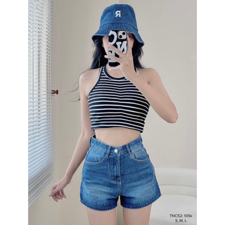 Quần short jean basic đơn giãn dễ phối đồ CHIBEST TNC52