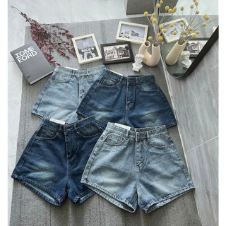 Quần short jean basic đơn giãn dễ phối đồ CHIBEST TNC52