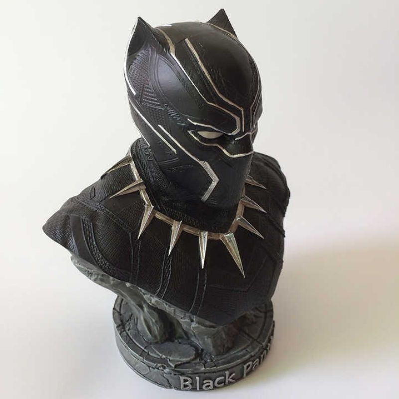 Mô hình tượng bán thân Black Panther 18cm,36cm tỉ lệ 1:1 siêu đẹp.