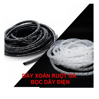 Dây xoắn ruột gà, bọc dây điện phi 6~30