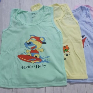 Áo ba lỗ cotton cho bé gái, bé trai