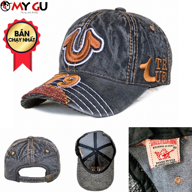 Nón Jeans ông địa TRUE RELIGION cao cấp