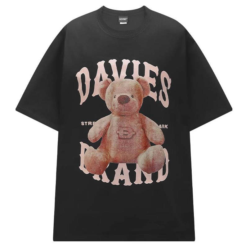 Áo thun Nelly ngắn tay in hình "DAVIES BRAND" áo phông