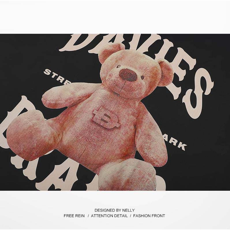 Áo thun Nelly ngắn tay in hình "DAVIES BRAND" áo phông