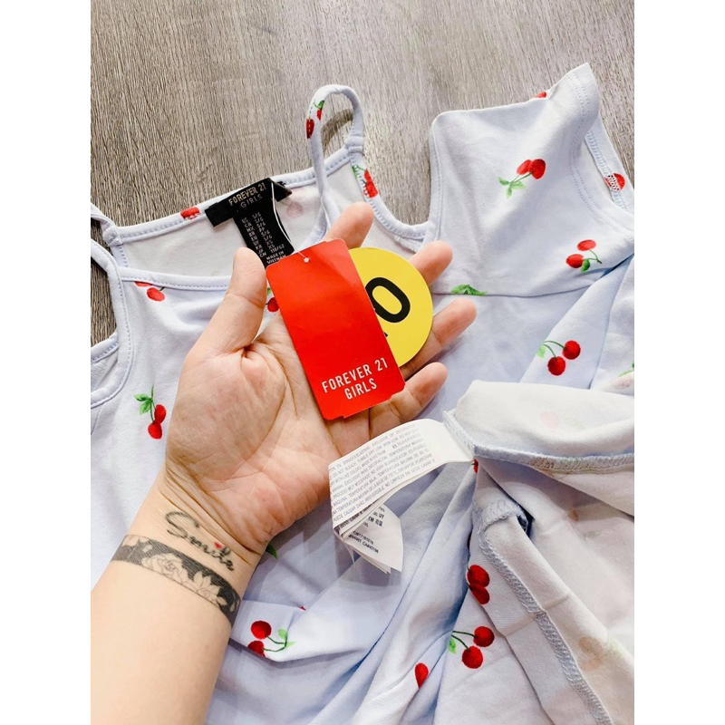 Váy cotton F21 cho bé