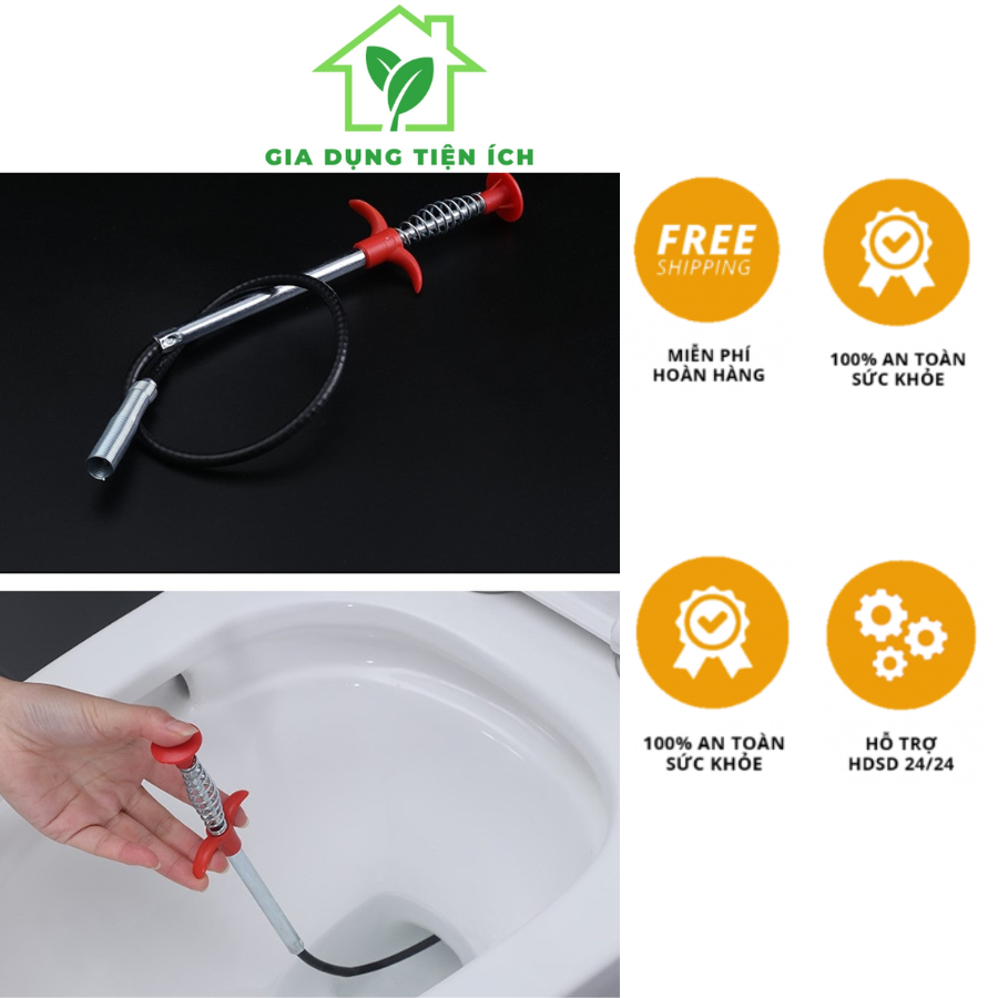 Dụng Cụ Gắp Rác Thông Tắc Cống Tiện Ích