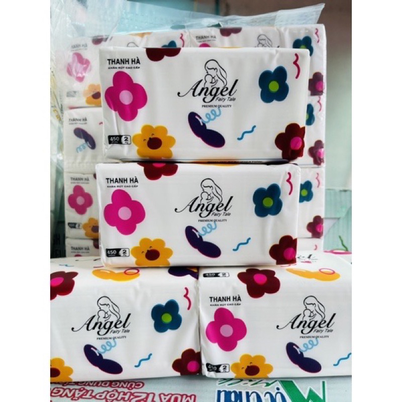 Giấy Rút Cao Cấp Thanh Hà Gói 450 tờ x 2 lớp