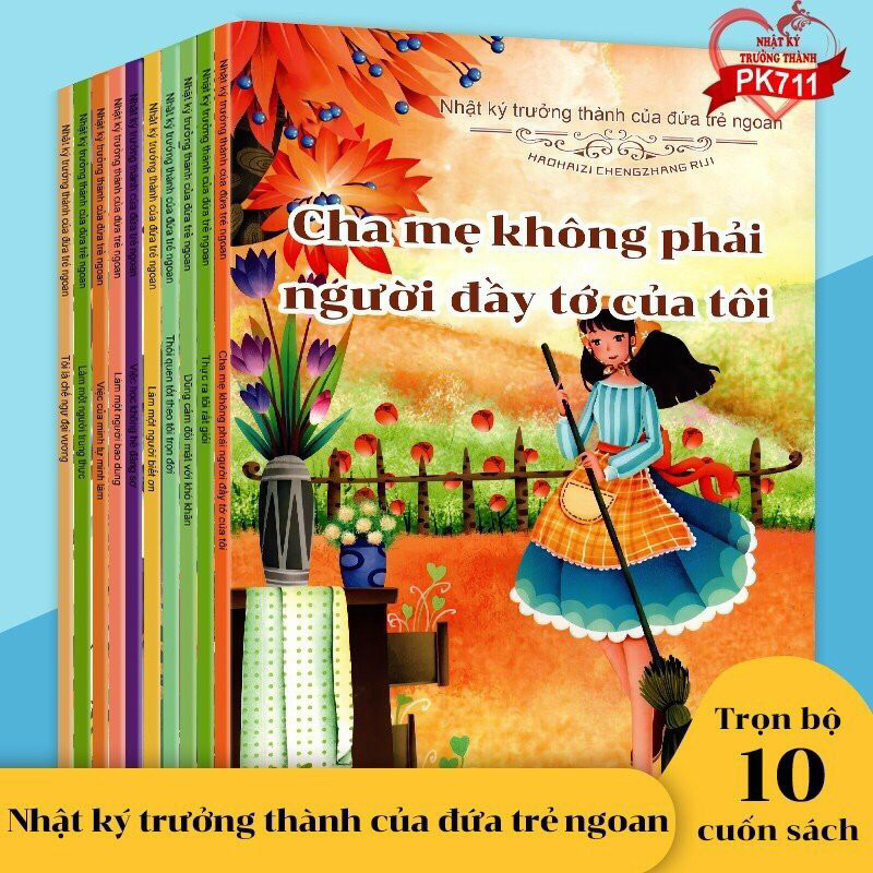 Bộ sách 10 cuốn Dạy Con ( Nhật ký Truong Thanh)