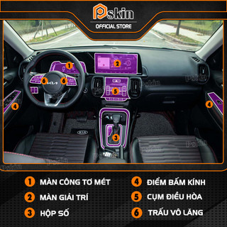Dán PPF nội thất ô tô KIA Sonet 2022-2023(Premium) chống xước, che mờ vết xước.