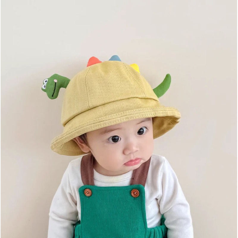 Mũ nón hình khủng long cho bé 1-4 tuổi chất kaki siêu đẹp