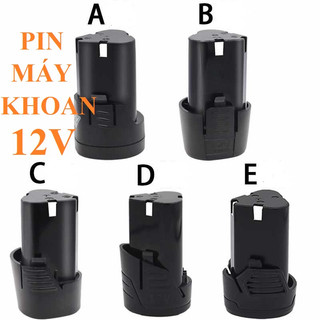 2 Pin máy khoan bắt vít cầm tay 12V 1500mAh kiểu A B C D E