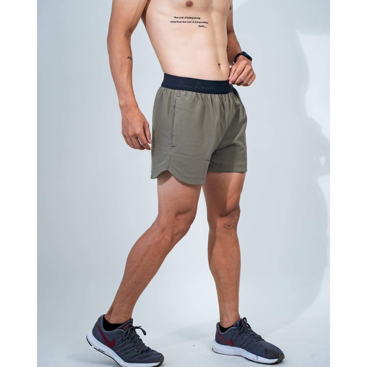 Quần short 2 lớp, quần short gym trên gối, form đẹp R73