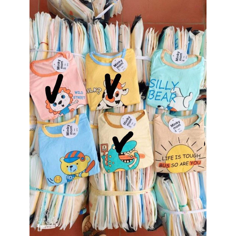 Combo 3 bộ thun lạnh size 2