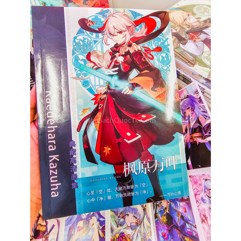 🌟GIÁ HUỶ DIỆT🌟 Artbook Kaedehara Kazuha Genshin Impact