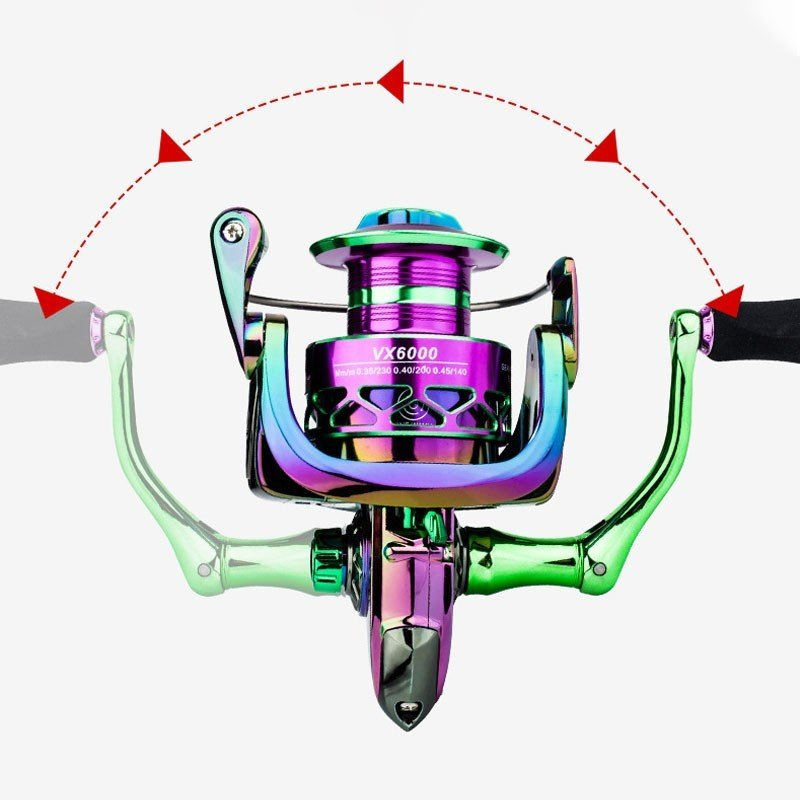 Máy câu cá titan VX máy câu đứng size 3000 đến 7000 êm mượt docaualam