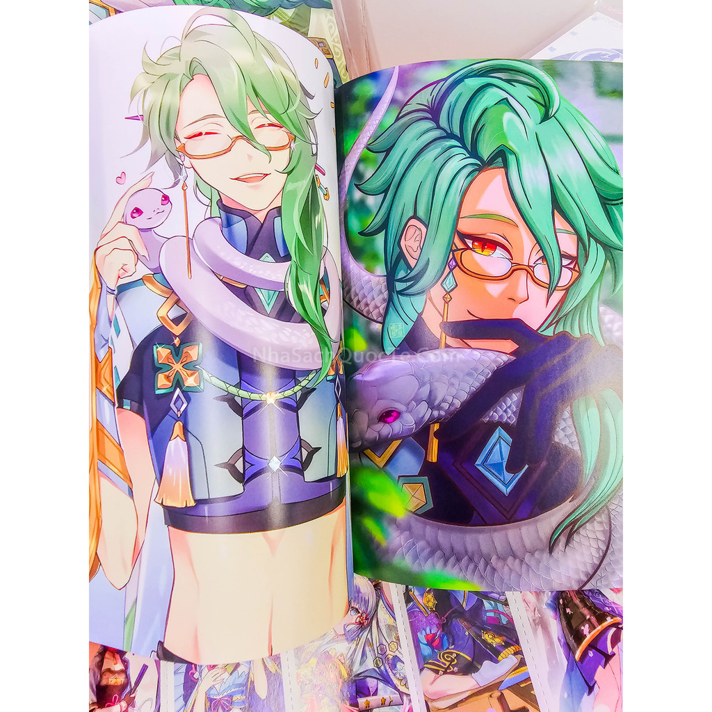 🌟GIÁ HUỶ DIỆT🌟 Artbook Baizhu Genshin Impact