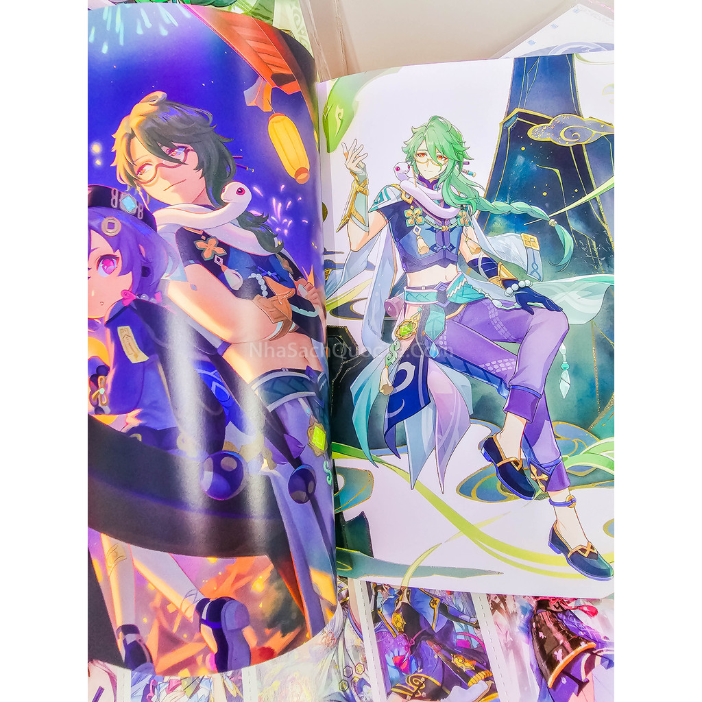 🌟GIÁ HUỶ DIỆT🌟 Artbook Baizhu Genshin Impact