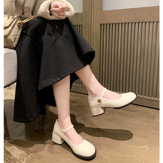 (Mẫu Mới) Giày Búp Bê Form Gọn Da Bóng Đế 5cm (có kèm ảnh thật)